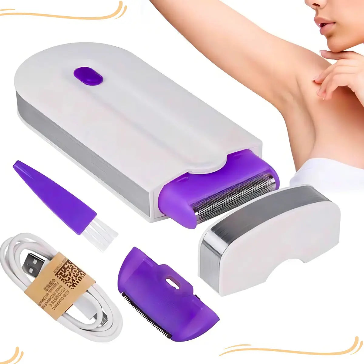DEPILADORA CORPORAL RECARGABLE